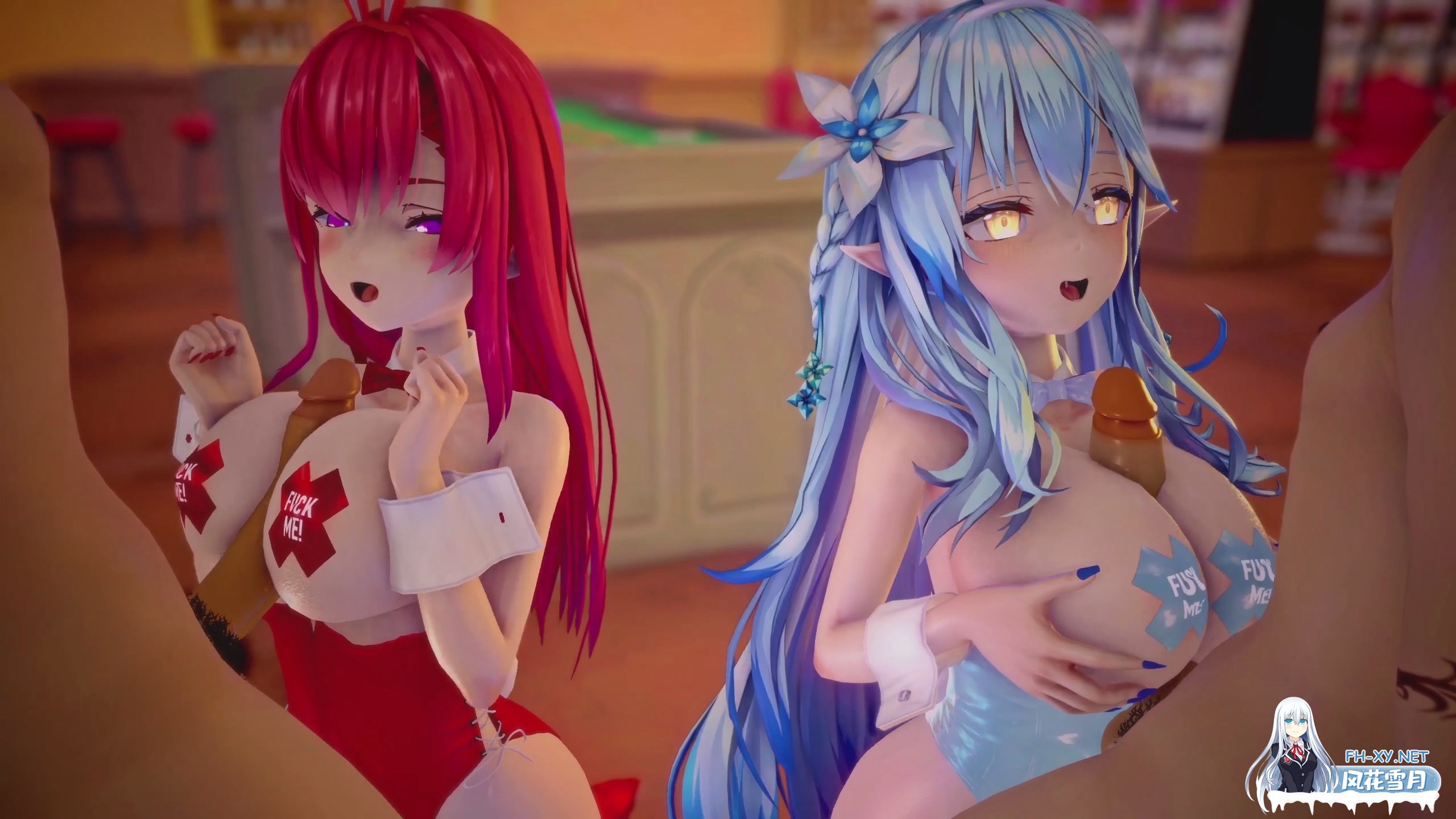 [MMD] 天平キツネ10月 雪花菈米x宝钟玛琳 2K [395m/度U夸迅]-9.jpg