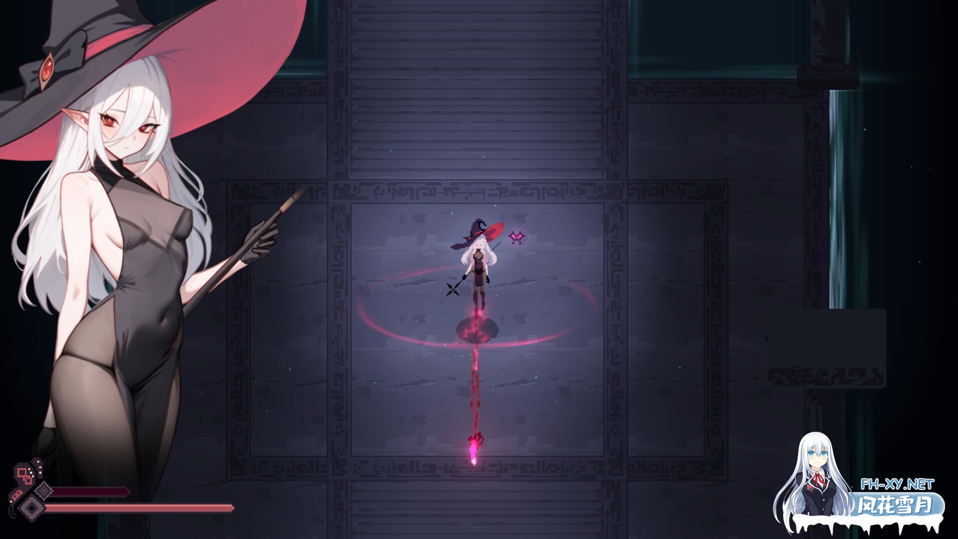 [ACT/动态/更新/口交/触手/像素/谷歌机翻]魔女的地牢/魔女のタンジョン/Witch's Dungeon[Ver1.3.11][PC/280M]-1.jpg