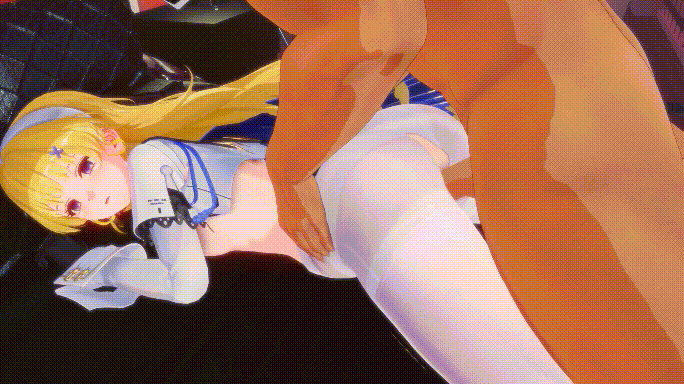[MMD]煌めく星 4月5鸣潮 白丝裤袜菲比~被玷污的圣堂修女1+2 1080p[280m/U迅]-7.gif