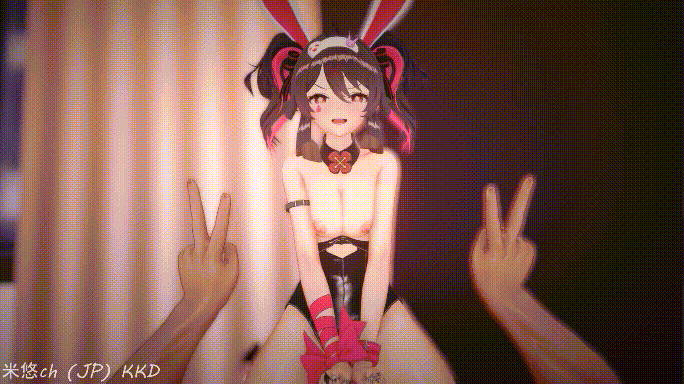 [MMD]米悠ch 4月7原神 JK胡桃与性爱对决 附往期催眠大师/NTR兔子洞 1080p[540m/U迅]-11.gif