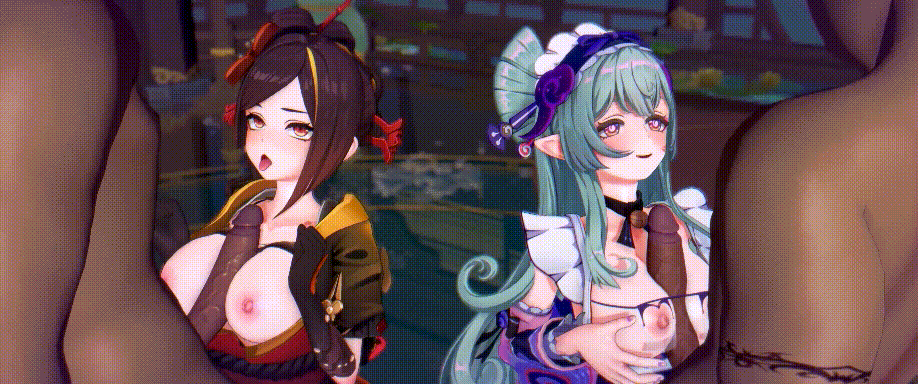 [MMD]runhh 4月8原神 瑞希x千织~甜蜜的梦境 1080p 有CV[249m/U迅]-2.gif