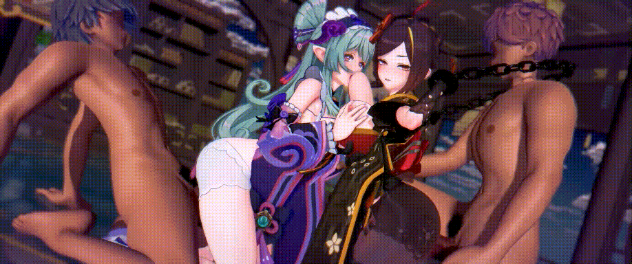 [MMD]runhh 4月8原神 瑞希x千织~甜蜜的梦境 1080p 有CV[249m/U迅]-12.gif