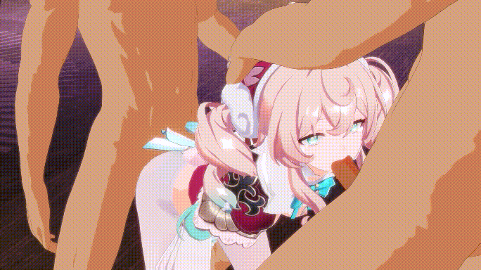 [3D]煌めく星 4月12星铁 白丝裤袜风堇群P 1080p[100m/U迅]-4.gif