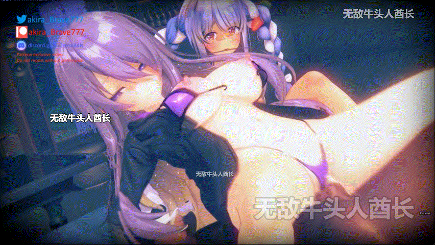 [MMD][akira_Brave777] 兎田ぺこらとムーナ[remake] [1.2G]-2.gif