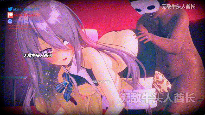 [MMD][akira_Brave777] 兎田ぺこらとムーナ[remake] [1.2G]-1.gif