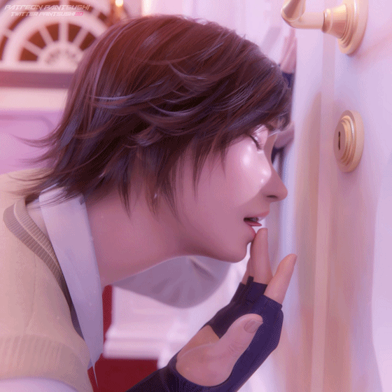 [3D/无修/CV] Pantsushi 4月新作:Lili's Invitation Alt 莉莉 性感白丝御姐黑色巨根骑乘爆肏中出 [625M]-4.gif