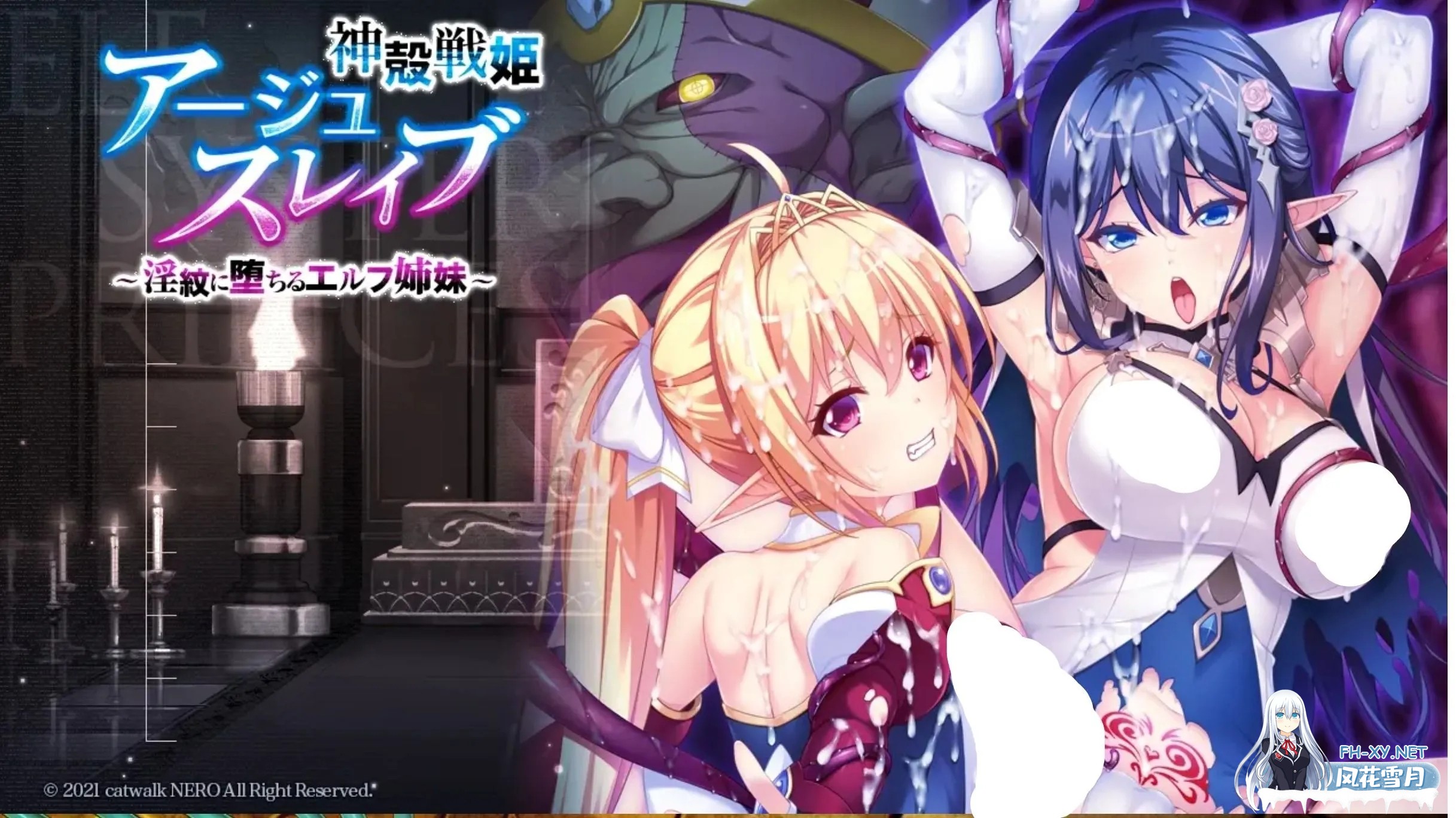 [日式ADV/AI汉化]神壳战姬阿修斯雷芙~堕入银纹的精灵姐妹 神殻戦姫アージュスレイブ ～银紋に堕ちるエルフ姉妹 AI汉化版[4.3G/全CV]-1.jpg