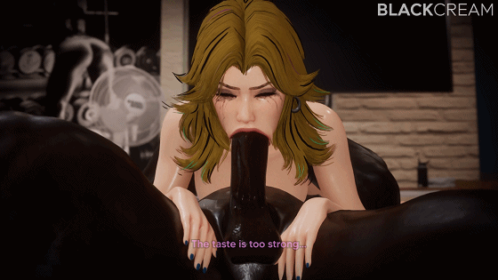 [3D/无修/NTR] BlackCream 4月新作:SueStorm X BBC 隐形女侠-妻子的秘密 性感人妻在健身教练的黑色巨根下完全堕落 [3.6G/UC]-3.gif
