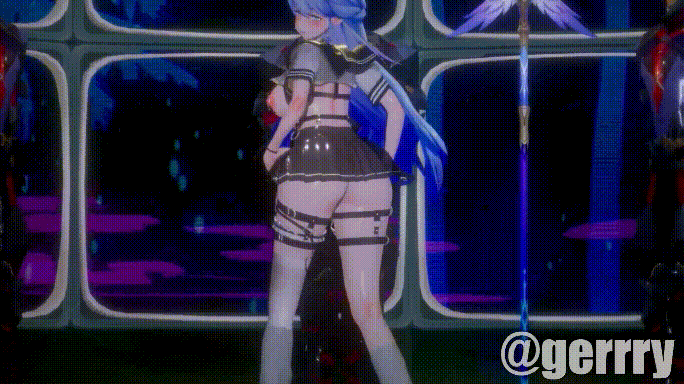 [MMD]星铁 淫乱偶像知更鸟 1080p 有CV 10分半长篇[265m]-1.gif