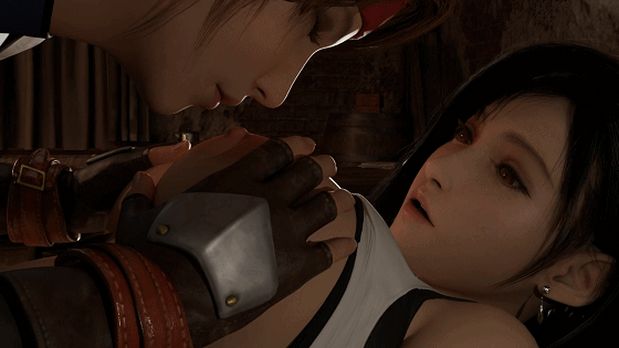 [3D/NTR/CV] Teehee:爱丽丝X萨菲罗斯+杰西X蒂法 性感女神激情爆肏 [975M/UC]-1.gif