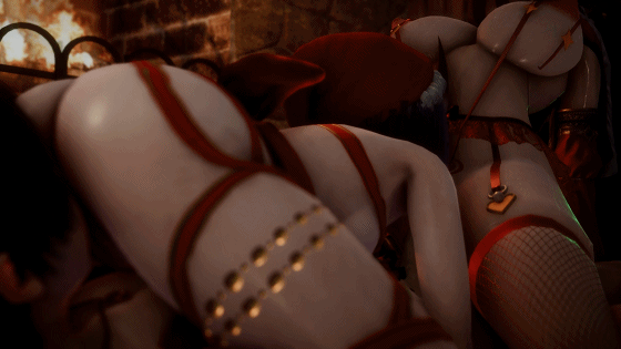 [3D/无修/CV] Elarbaby:D29 源赖光&酒吞童子 性感巨乳御姐骑乘位激情爆肏 [2.2G/UC]-3.gif