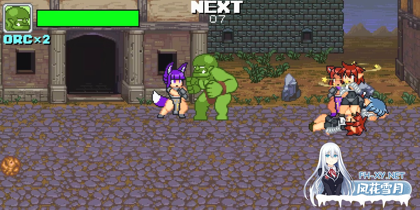 [日式ACT/中文/像素动态]魔物少女征服记 兽人战士篇 Monster Girl Conquest Records Battle Orc 官中步兵版[300M/新作]-4.jpg