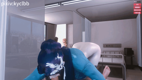 [3D/动态/VAM][中文字幕] kyclbb:我的女友云韵医院记 极品模特女友 牛仔裤里丝 顶级黑丝骚脚射爆  [5.5G/UC]-3.gif