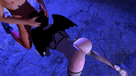 [3D/动态/VAM] fengying:‎小恶魔调教 黑丝渔网少女狗爬式后入爆肏 [928M/UC]-5.gif