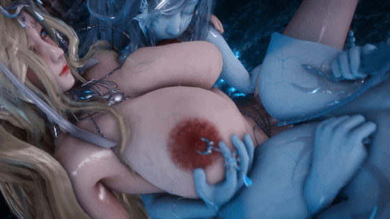 [3D/无修/CV] Elarbaby:D34-艾露娜 淫荡痴女女王前后夹击双穴爆肏中出 [5.2G/UC]-3.gif