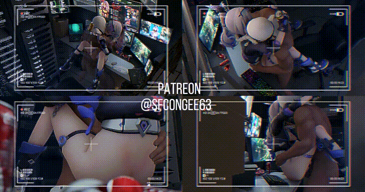 [3D][无修/CV][SFcongee] 4月新作 监控视角看银狼被粥学长NTR爆操中出 [165M/UC]-5.gif
