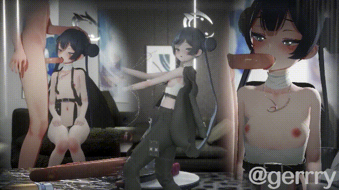 [MMD]蔚蓝档案舞啪 妃咲的私生活 #2 有CV 附#1[294m+238m]-9.gif