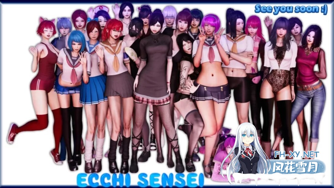 [超大型SLG/中文/PC+安卓]工口老师 EcchiSensei 粉丝魔改整合版 包含1-4季全内容+黑暗心灵补丁 中文步兵版[26G/新作]-1.jpg