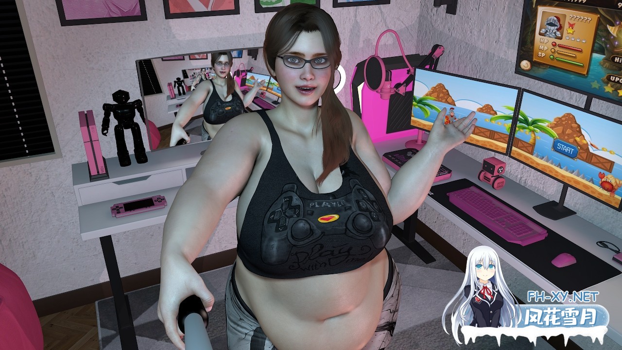 [SLG/动态/更新/巨乳/肥胖]育肥生涯/肥胖生涯/Fattening Career[Ver0.11][PC+安卓/16.4G]-8.jpg