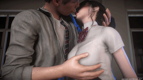 [3D/动态/VAM] Mr.W:Girlfriend I 清纯女友的性爱初体验 [1.6G/UC]-1.gif