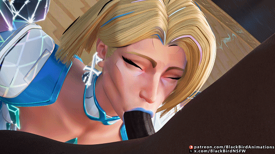 [3D/无修/CV] Blackbirdnsfw 5月新作:黑寡妇+不知火舞+艾玛+伊芙琳 性感御姐黑色巨根爆肏中出 [3G/UC]-5.gif