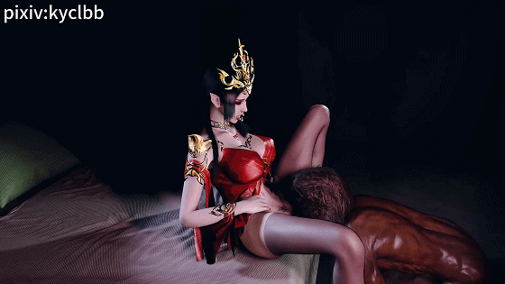 [3D/动态/VAM] kyclbb:新版美杜沙的夜晚酒店[黑叔的关爱]性感御姐黑色巨根爆肏中出 [4G/UC]-2.gif