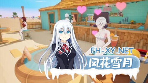 [3D/STEAM官中/步兵/自慰]二次元老婆沙滩酒吧/Waifu Beach Bar[PC/2.6G]-4.jpg