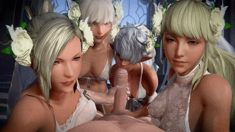 [3D][无修][InitialA] 6月新作 最终幻想白丝美少女后宫团多P爆操 [1.1G/UC]-1.gif