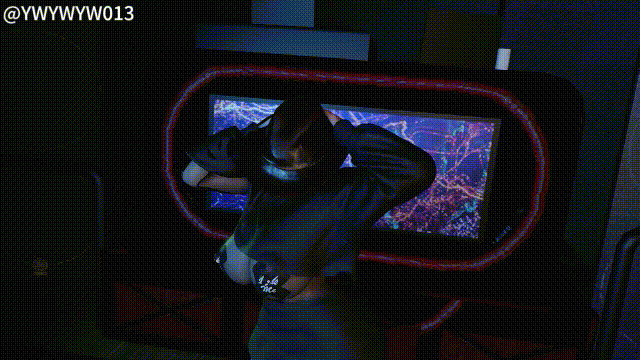 [3D动态/无码VAM] YWYWYW013 新作:爆乳黑丝校花背地里是个打赏就能随意中出的舞厅臭婊子 [150M/UC]-4.gif