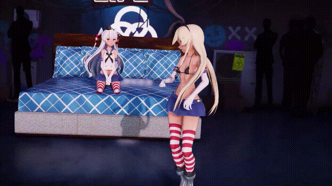 [MMD]舰队收藏舞啪 岛风和天津风 1080p[161m]-1.gif