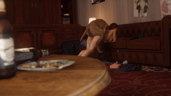 [3D/小马大车/NTR] wgqhs 6月新作:Jill's Weekend 2 吉尔 性感女友被邻居黑人小鬼侵犯中出 [2.8G/UC]-3.gif