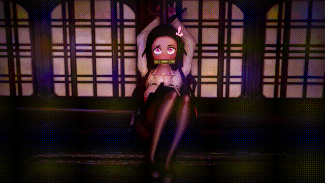 [3D顶级同人/社保CV] Lanzfh大师:鬼灭之刃NTR 黑丝蜜桃祢豆子战败惨遭凌辱恶堕中出怀孕 [1G/UC]-7.gif