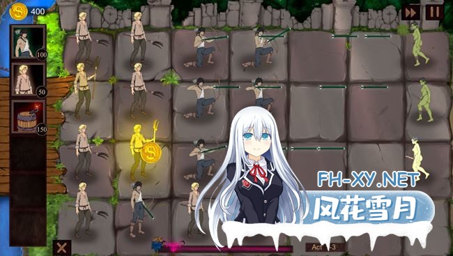 [欧美SLG/动态/更新/PC+安卓] 魔女突袭:镇守 [H版植物大战僵尸] Monster girl assault! v0.3.2 原版EN [1.50G]-4.jpg