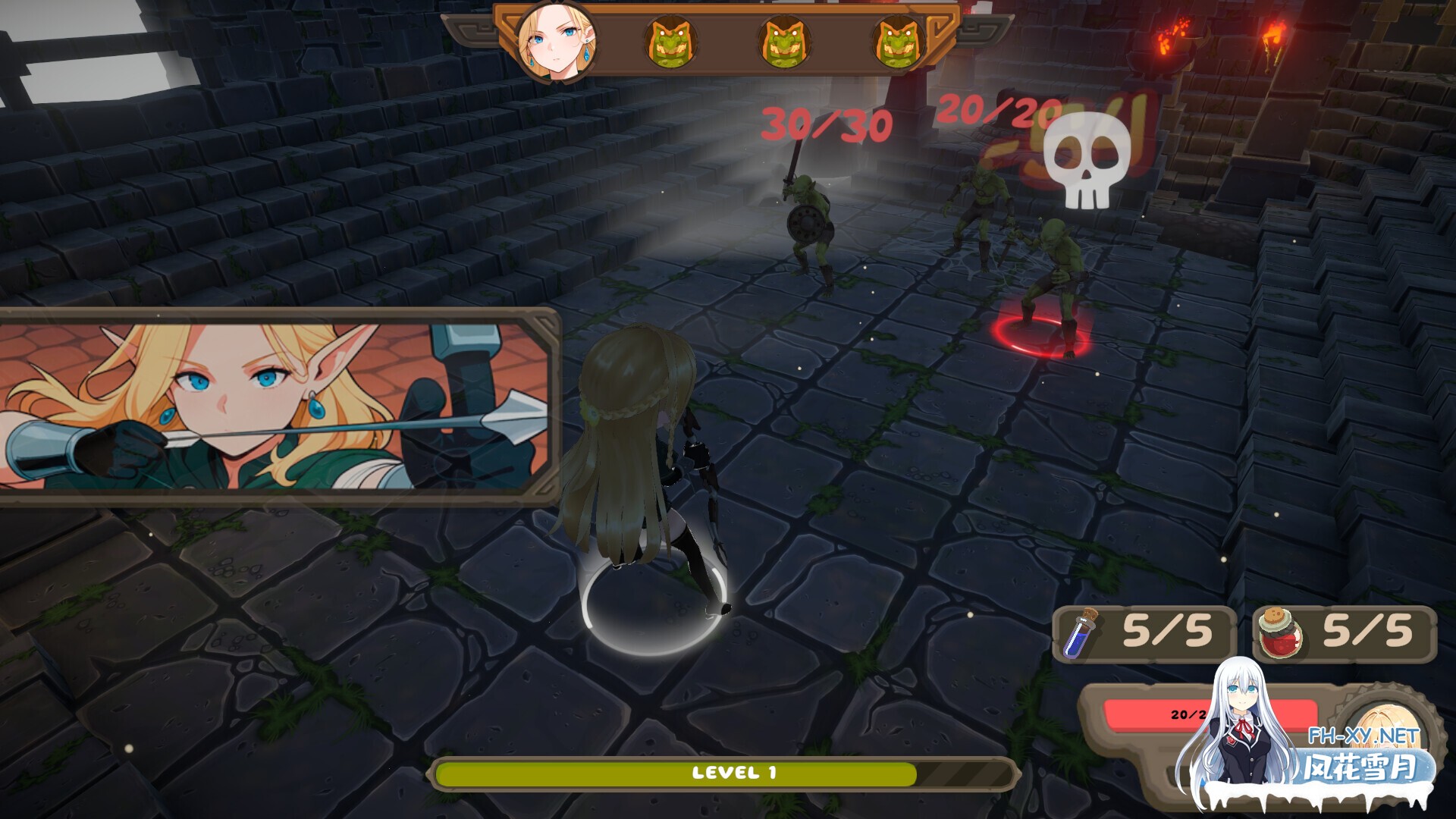 [SLG/生肉/精灵/2D/AI作画/巨乳]精灵冒险：失落城堡/Elf Adventure: The Lost Castle[体验版][PC/900M]-3.jpg