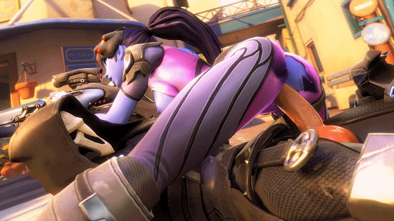 [3D/无修/CV] ToastedMW 6月新作:天使+D.Va+劳拉+黑百合 性感姐妹花激情双飞 [3.8G/UC]-7.gif