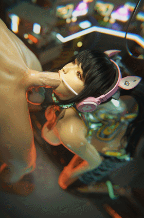 [3D/无修/CV] MEGAERA 7月新作:伊芙 娴熟口技吸茎侍奉 [1.9G/UC]-6.gif