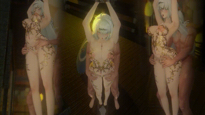[MMD][yerrrg/公布版] Bondage_tentacle play [263m/UC]-5.gif