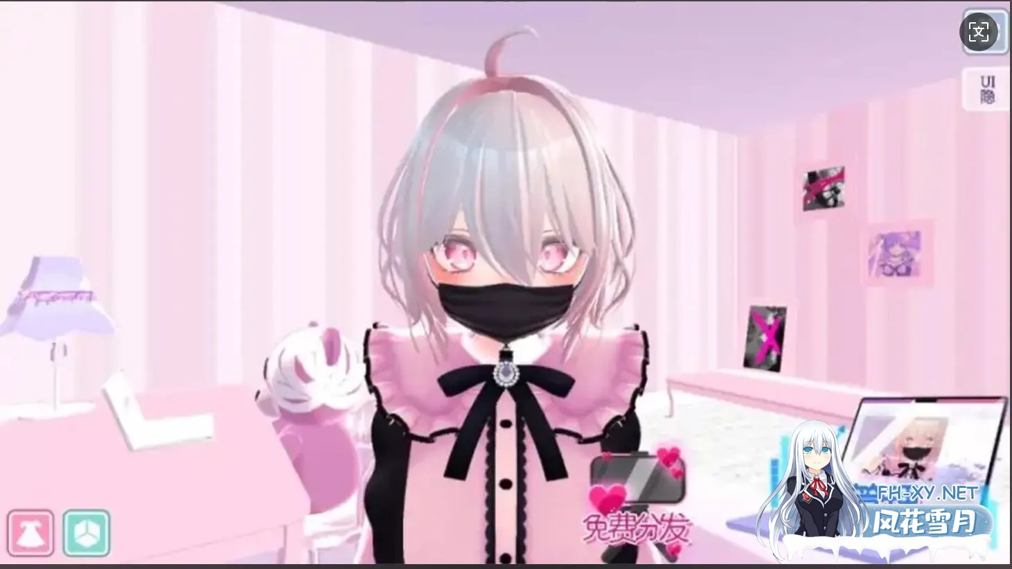 [补/养成互动SLG/中文/动态/CV] VR色色直播UP主:露西亚 官方中文步兵版 [700M]-2.jpg