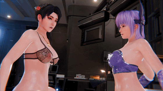 [3D/无修/CV] ToonE 7月新作:Ayane x Momiji 绫音&红叶 性感女忍姐妹花激情双飞 [3G/UC]-3.gif