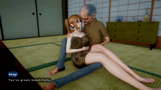 [3D/无修/CV] ニーサンジー[Niisanjii]:あかねの夏 Ep.1 美少女浴室贴身侍奉 [741M/UC]-2.gif