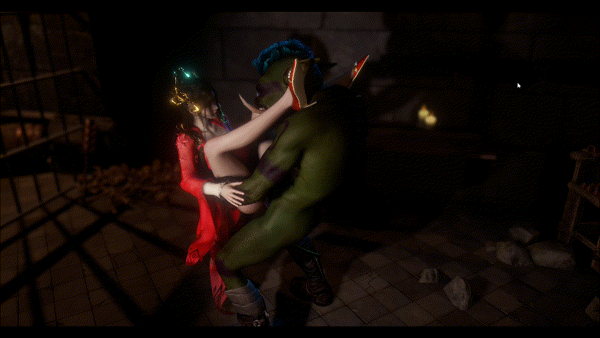 [3D/全动态/VAM][游客01] 红袖VS牛头人 柔弱古风美人巨根爆艹 [880M/UC]-7.gif