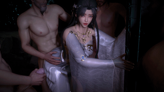 [3D/NTR/VAM] Kai Vi 7月新作:清漪 4P5P 清冷御姐多人性交 [2.8G/UC]-1.gif