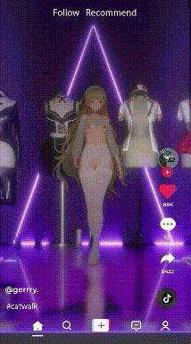 [MMD]抖音风T台走秀 1080p竖屏[201m]-3.gif