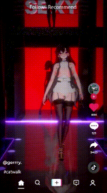 [MMD]抖音风T台走秀 1080p竖屏[201m]-5.gif