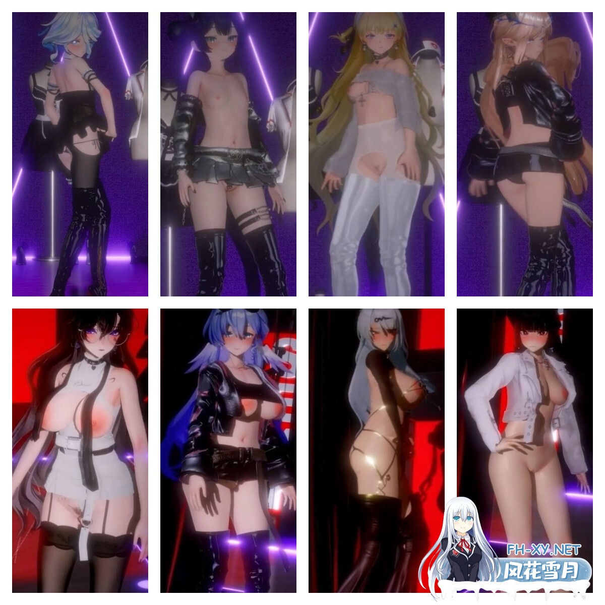 [MMD]抖音风T台走秀 1080p竖屏[201m]-9.jpg