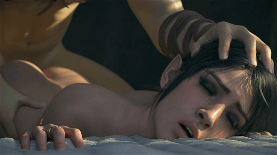 [3D/无修/CV] HydraFXX 8月新作:Shadowheart Doggy 影心 性感御姐狗爬式高潮震颤 [215M/UC]-4.gif