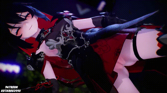 [MMD/2K/无修正][Kotarou3990]8月1日作品 希儿x黑希 Seele x Veliona[1G/UC]-2.gif