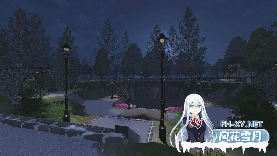 [3D互动/官中/露出/PC]为了不被发现穿着裸大衣的塞雷卡~バレないように裸コートで露出するセレカさん Ver1.3 官方中文版[3.52G]-2.jpg