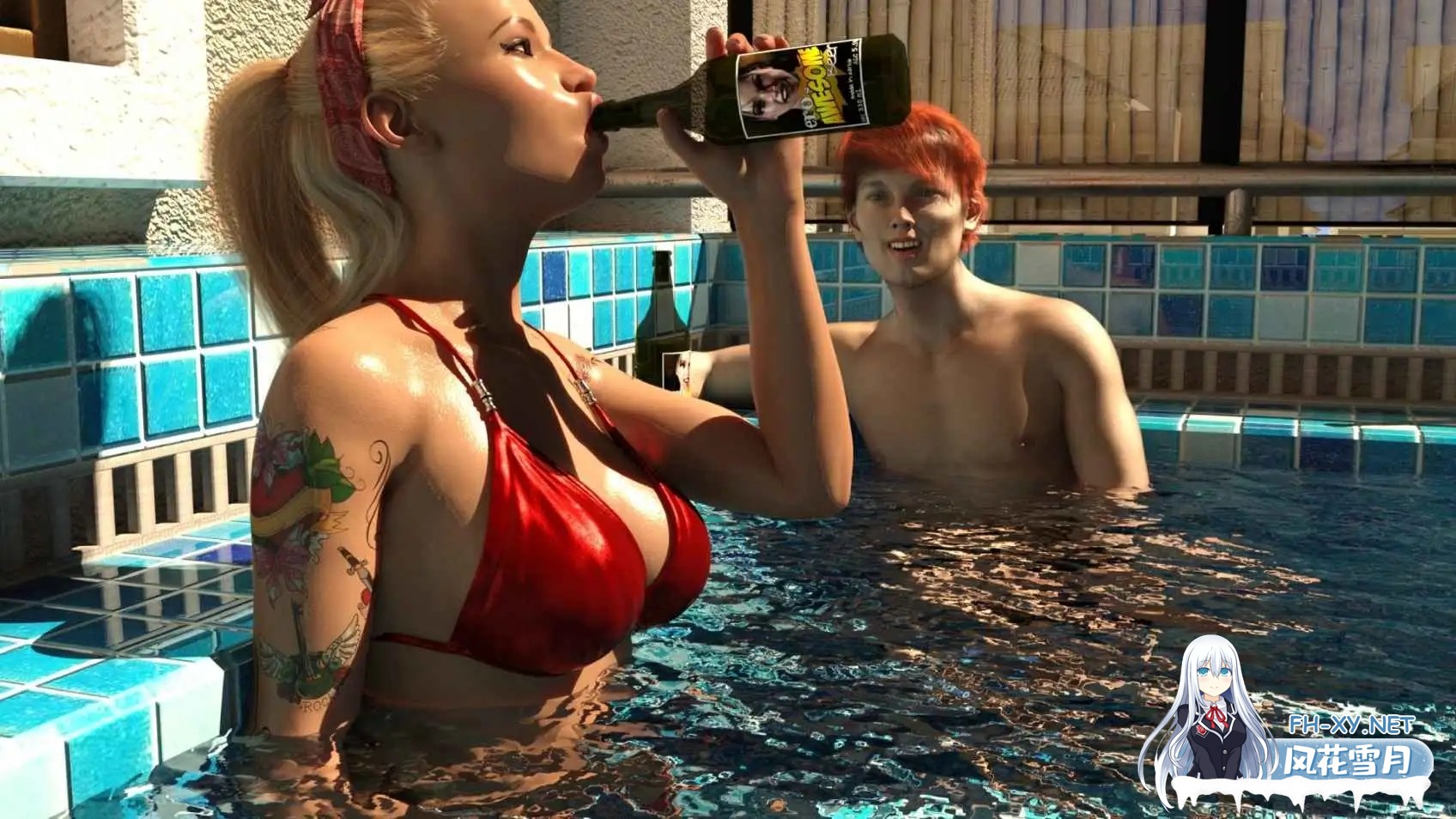 [SLG/汉化/动态/3D/更新]罗杰与茱莉亚：班格城之夏/Roger & Julia - Summer in BangCity[Ver0.04][PC+安卓/2.01G]-3.jpg