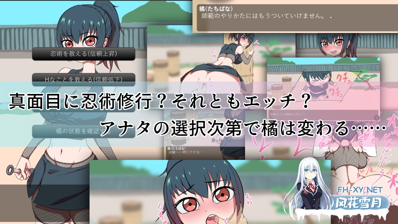 [互动SLG/汉化]对女忍者橘的身体进行14天的个人修炼开发使得更加敏感 AI汉化版[PC/940M]-4.jpg